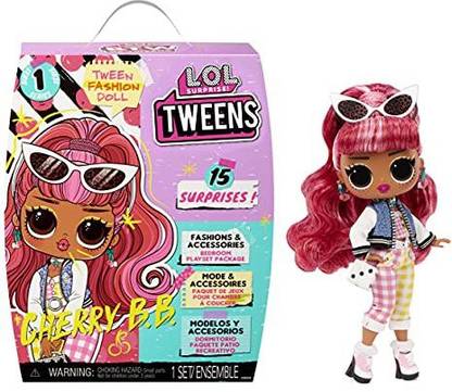LOL Surprise Tweens Cherry BB Fashion Doll with 15 Surprises, Pink Hair, Including Stylish - Tweens Cherry BB Fashion Doll with 15 Surprises, Pink Hair, Including Stylish . Buy Toys toys in LOL Surprise Tweens Cherry BB Fashion Doll with 15 Surprises, Pink Hair, Including Stylish - Tweens Cherry BB Fashion Doll with 15 Surprises, Pink Hair, Including Stylish . Buy Toys toys in
