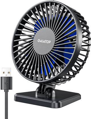 Gaiatop Small Desk Fan Portable 3 Sds Wind Desktop Table Cooling In Single On Tf30 Usb India Sds Wind Desktop Table Cooling Fan, Very Small Desk Fan