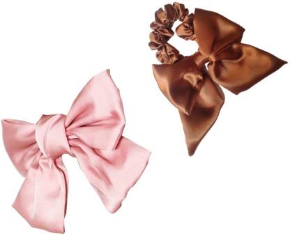 DENICRAAS Sweet Satin Ribbon Big Bow Hair Band /rubber band for girls and  women 2P Rubber Band Price in India - Buy DENICRAAS Sweet Satin Ribbon Big  Bow Hair Band /rubber band