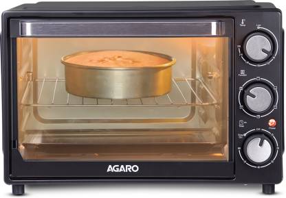AGARO GRAND Oven Toaster Grill Convection Cake Baking OTG with 6 Heating Mode, 30 Liter, Black