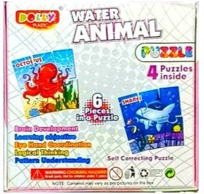 KEYUR Water Animals Puzzle Cardboard set for kids - Water ...