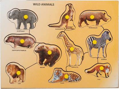 Smart Sale Wild Animals Name Learning Board Game with Pictures for Kids  Educational Board Games Board Game Price in India - Buy Smart Sale Wild Animals  Name Learning Board Game with Pictures