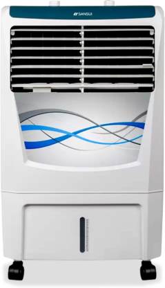 [For Card] Sansui 22 L Room/Personal Air Cooler  (White, Blue, Rhyme 22)