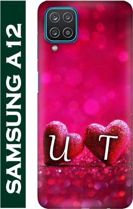 FULLYIDEA Back Cover for SAMSUNG Galaxy A12, Letter U, Alphabet U, Name U,  Letter U With T, U Love T - FULLYIDEA : 