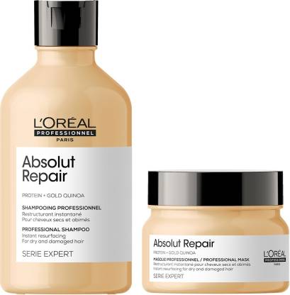L'Oréal Professionnel Absolut Repair Combo Shampoo (300ml)+Masque(250ml)  Price in India - Buy L'Oréal Professionnel Absolut Repair Combo Shampoo  (300ml)+Masque(250ml) online at 