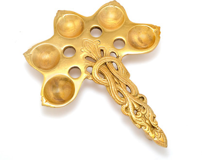 per casa 40 ml TreegoArt decorazione argento per articolo Pooja puja Set di 2 ciotole per lampada Diya Katori 