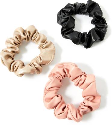 ACCESSORIZE LONDON Women's Set of 3 Textured Pu Hair Scrunchies Hair Band  Price in India - Buy ACCESSORIZE LONDON Women's Set of 3 Textured Pu Hair  Scrunchies Hair Band online at 