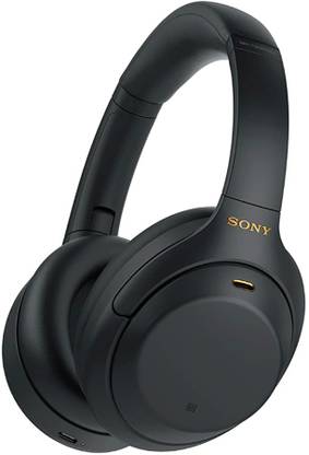 [For SBI Credit Card EMI] SONY WH-1000XM4 Bluetooth Headset  (Black, On the Ear)