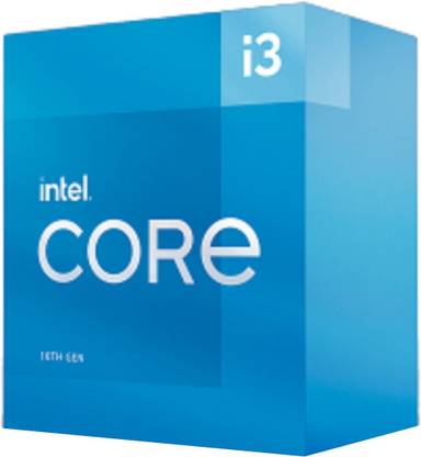 Intel i3-10105F 3.7 GHz Upto 3.7 GHz LGA 1200 Socket 4 Cores 8 Threads Desktop Processor  (Blue)
