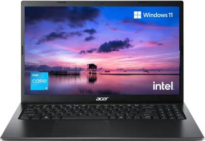 Acer Extensa 15 11th Gen Intel Core i3 15.6″ (39.6 cms) Laptop – (4 GB/256GB SSD/Windows 11 Home/Intel UHD Graphics /1.7Kg/Black) EX215-54