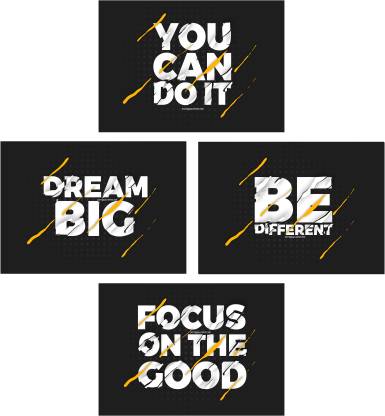 Motivational Quotes Wall Posters For Office,Entrepreneur,Study  Room,Gym,Room, 18X12 Inch Photographic Paper - Quotes & Motivation posters  in India - Buy art, film, design, movie, music, nature and educational  paintings/wallpapers at 