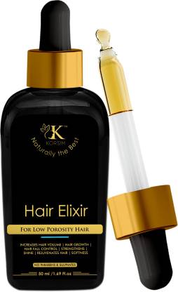 Korsim Essentials Hair Elixir | Thin, Dull and Low Porosity | Increase  Volume | Hair Growth |Shine - Price in India, Buy Korsim Essentials Hair  Elixir | Thin, Dull and Low Porosity |