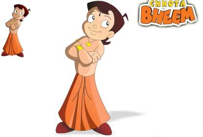 Chota Bheem Cartoon Poster - Decorative wall Poster -High Resolution - 300  GSM - Glossy/Matte/Art Paper Print Paper Print - Animation & Cartoons,  Children, Decorative posters in India - Buy art, film,