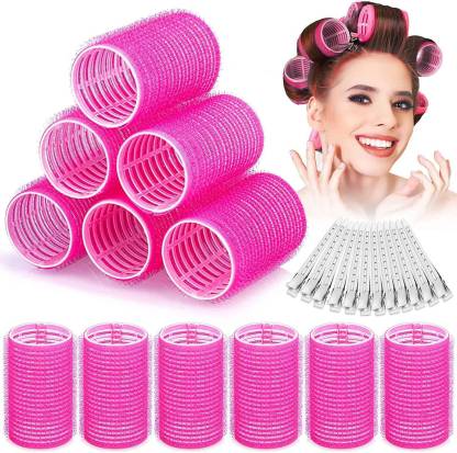 SIYAA Jambo hair roller ( set of 12) with section hair clip 12pcs silver Hair  Curler - Price in India, Buy SIYAA Jambo hair roller ( set of 12) with  section hair