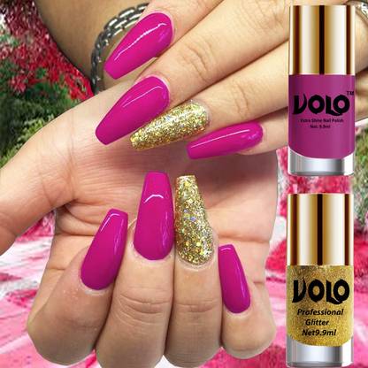 Volo Gloss Shine Bright Plum Nail Polish Glitter High Shine Golden Nail Paint Bright Plum Golden Glitter Price In India Buy Volo Gloss Shine Bright Plum Nail Polish Glitter High Shine