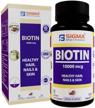 SIGMA SOFTGEL Biotin Supplement with Keratin for Promotes Healthy Hair,  Skin and Nails Price in India - Buy SIGMA SOFTGEL Biotin Supplement with  Keratin for Promotes Healthy Hair, Skin and Nails online