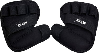 Weight Lifting Gym Grips Pads Hand Training Bar Straps Wrap Gloves Workout 