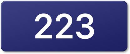 Flambird Numeral 223 Emergency Sign Price in India - Buy Flambird ...