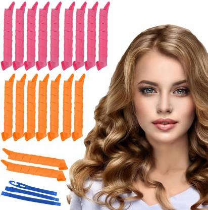 Star Work Hair Curlers Spiral Curls No Heat Wave Hair Curlers Styling Kit  For Women Girls Hair Curler - Price in India, Buy Star Work Hair Curlers  Spiral Curls No Heat Wave