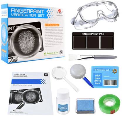 Elecart Fingerprint Verification Set Kids Forensic Science ...