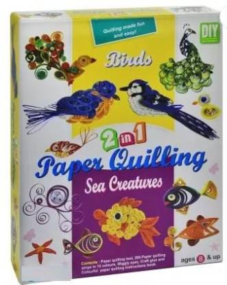 GANNI 2 in 1 Paper Quilling (Birds+Sea Creature) Multicolor - 2 in 1 Paper  Quilling (Birds+Sea Creature) Multicolor . shop for GANNI products in  India. 