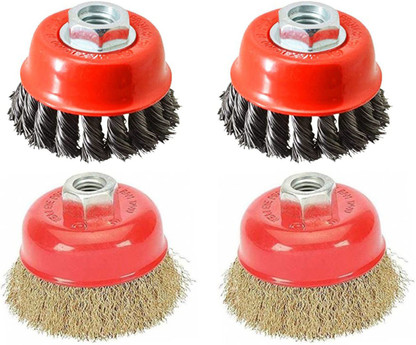 Kshivi Combo of Twisted Cup Brush and 