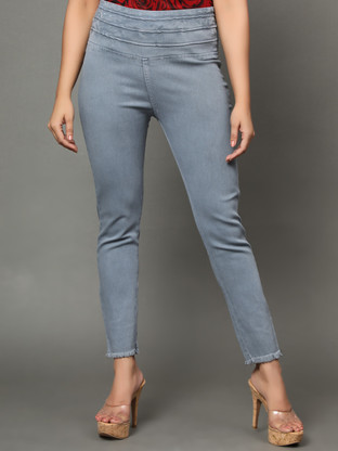 AngelFab Grey Jegging Price in India 
