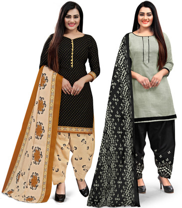 Cotton Printed Salwar Suit Material 
