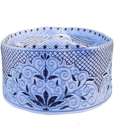BARKATI TOPI BLUE WHITE NEW DESIGN Cap 