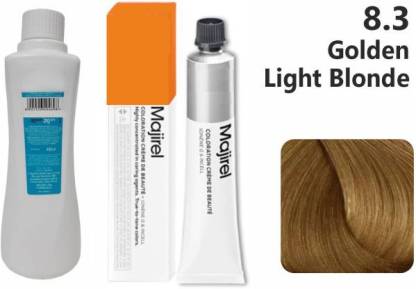 MAJIREL Hair Color No.  Golden Light Blonde  +20Vol 6% Developer  - 495Ml , Golden Light Blonde - Price in India, Buy MAJIREL Hair Color No.   Golden Light Blonde -