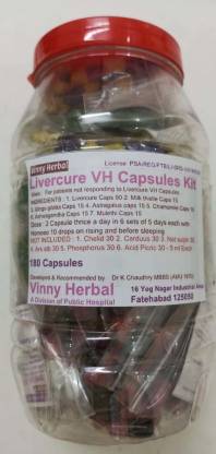 Vinny Herbal Livercure VH Capsules Kit