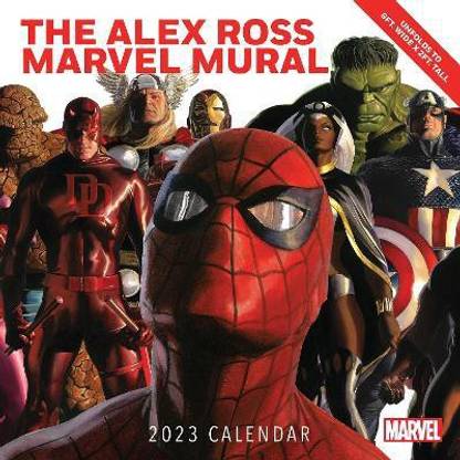 Alex Ross Marvel Mural 2023 Oversized Wall Calendar: Buy Alex Ross