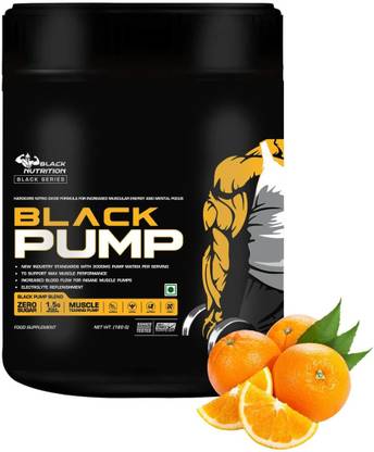 Black Nutrition Black Pump Advanced Pre-Workout Formula For ...