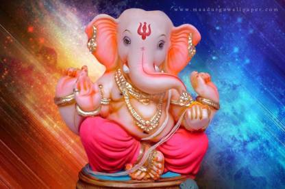 Shri Ganesh Ji Multicolour Photo Paper Print Poster Photographic Paper -  Religious posters in India - Buy art, film, design, movie, music, nature  and educational paintings/wallpapers at 