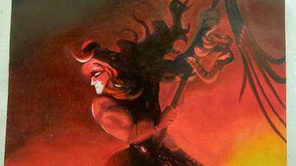 Shiv Ji (Mahadev) Multicolour Photo Print Poster Photographic Paper