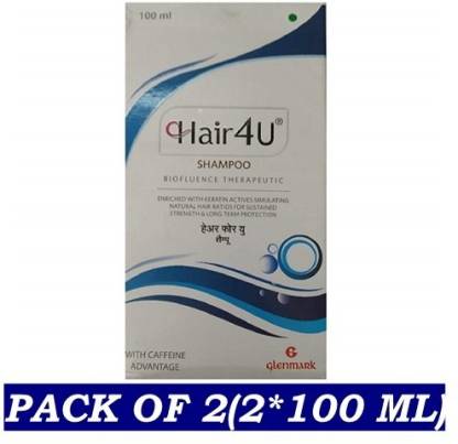 Glenmark Hair4u shampoo (pack of 2) 2*100 ml - Price in India, Buy Glenmark Hair4u  shampoo (pack of 2) 2*100 ml Online In India, Reviews, Ratings & Features |  