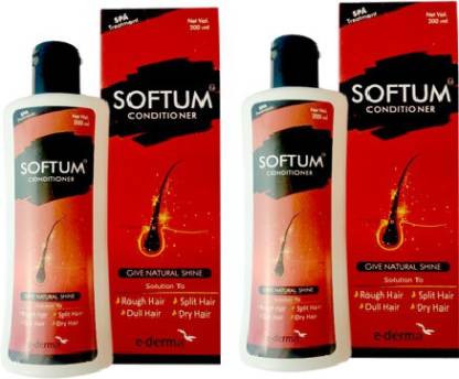 countrylink Softum conditioner for smooth,shining hair remove rough hair  {pack of 2} Price in India - Buy countrylink Softum conditioner for smooth,shining  hair remove rough hair {pack of 2} online at 