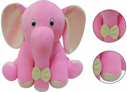 Liquortees Beautiful Pink Elephant Soft Toys Stuffed Animal Plush Toys - 25  cm - Beautiful Pink Elephant Soft Toys Stuffed Animal Plush Toys . Buy Pink  Elephant toys in India. shop for
