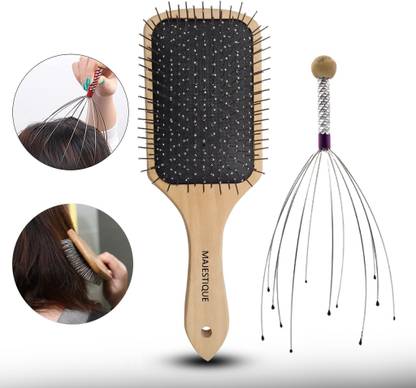 majestique Wooden Hair Brush and Head Massager , Flat Hair Brush Eco Friendly - Price in India, Buy majestique Wooden Hair Brush and Head Massager , Flat Hair Brush Eco Friendly Online majestique Wooden Hair Brush and Head Massager , Flat Hair Brush Eco Friendly - Price in India, Buy majestique Wooden Hair Brush and Head Massager , Flat Hair Brush Eco Friendly Online