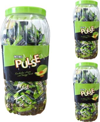 Pass Pass PULSE KACHCHA AAM WITH TANGY TWIST JAR KACHCHA AAM Candy ...