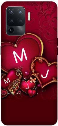 3D U PRINT Back Cover for OPPO A94 ,CPH2203, MJ, M LOVES J, NAME, LETTER, ALPHABET, MJ LOVE - 3D U PRINT : 3D U PRINT Back Cover for OPPO A94 ,CPH2203, MJ, M LOVES J, NAME, LETTER, ALPHABET, MJ LOVE - 3D U PRINT :