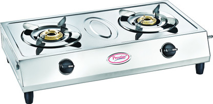 prestige gas stove 2 burner price flipkart