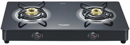 prestige royale plus schott glass 2 burner gas stove