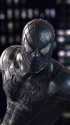 Spider Man Black Symbiote Suit Closeup Matte Finish Poster Paper Print -  Animation & Cartoons posters in India - Buy art, film, design, movie,  music, nature and educational paintings/wallpapers at 