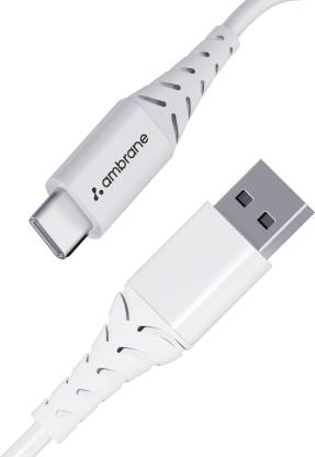 Ambrane ACT-10 Plus 2.4 A 1 m USB Type C Cable