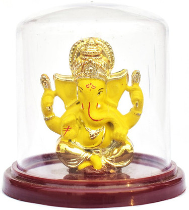 Lord Ganesha Ganesh Idol for Car Dash Board Showpiece 8.5cm x 5 cm 