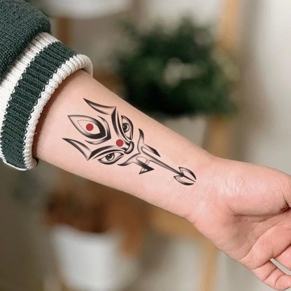MAA DURGA TATTOO HENNA MEHANDI DESIGN 2021 - Navratri special new maa durga  tattoo mehndi designs - YouTube