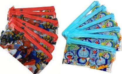 | KSV Firefly Transparent Spiderman Doraemon Pencil Pouch Boys Cartoon Mickey Car Barbie Gift. Spiderman Superhero Print, Doraemon Print Art Plastic Pencil Boxes - Pouch | KSV Firefly Transparent Spiderman Doraemon Pencil Pouch Boys Cartoon Mickey Car Barbie Gift. Spiderman Superhero Print, Doraemon Print Art Plastic Pencil Boxes - Pouch