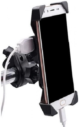 mobile holder with charger for bike