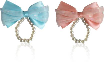 Anna Stella 2 PCS Kids Party Stylish Pearl Bow Hair Clip For Girls - (STYLE-2-2)  Hair Clip Price in India - Buy Anna Stella 2 PCS Kids Party Stylish Pearl  Bow Hair